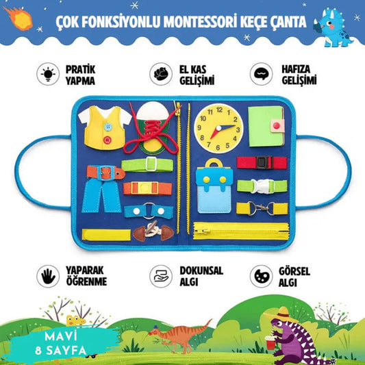 Montessori Keçe Aktivite Çantası