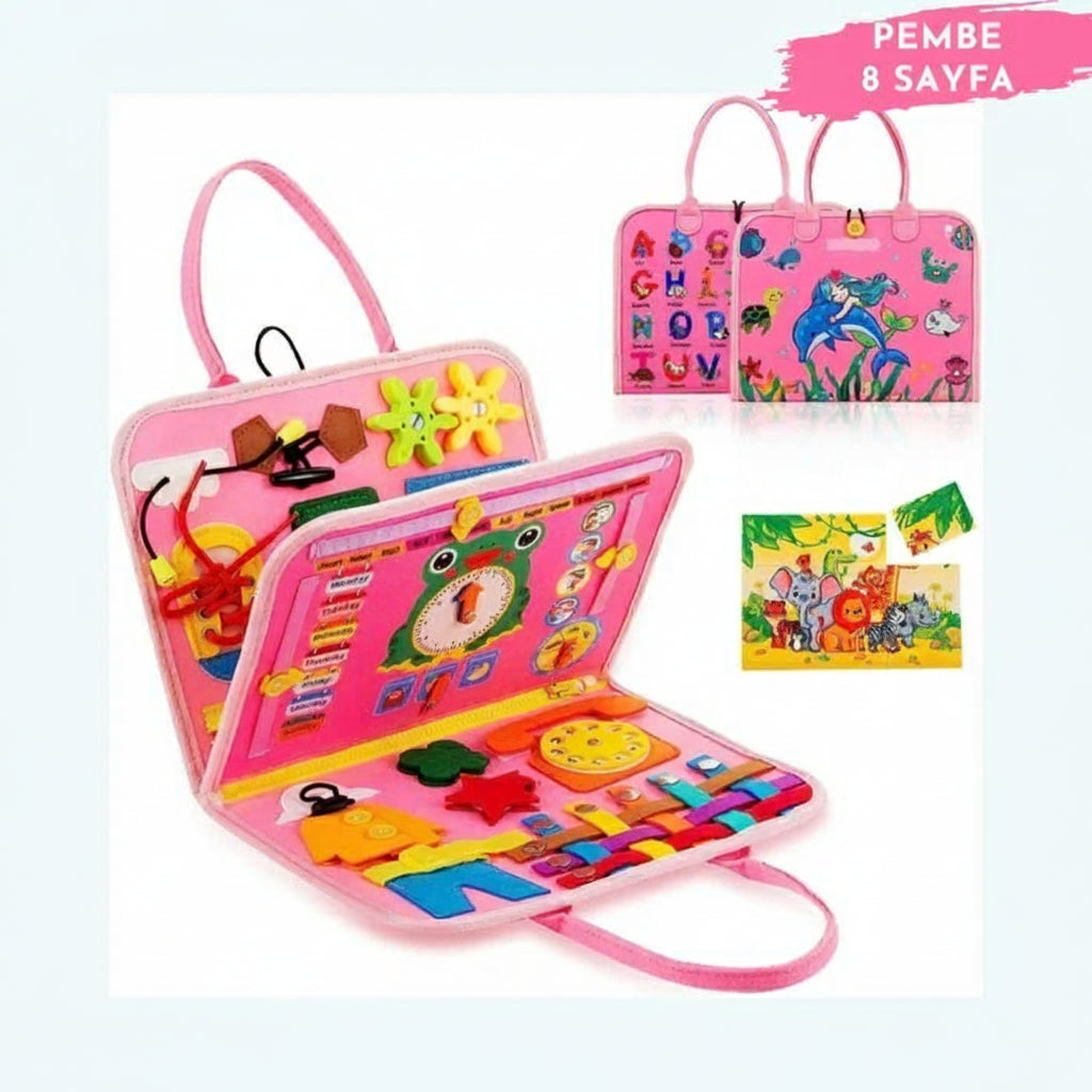 Montessori Keçe Aktivite Çantası